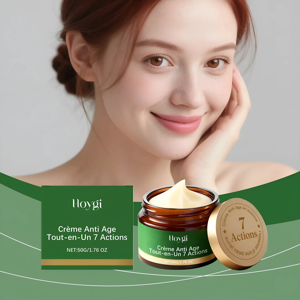 Seven-effect multi-effect repair cream in 50g jar with hydrolyzed collagen for skin repair