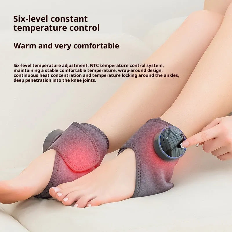 Multifunctional electric heating wrist ankle massager with USB power, OK fabric, 36x15 cm, light luxury style