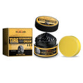 Car tyre retreading paste 50g bottle with sponge applicator for anti-aging beeswax refurbishing cream