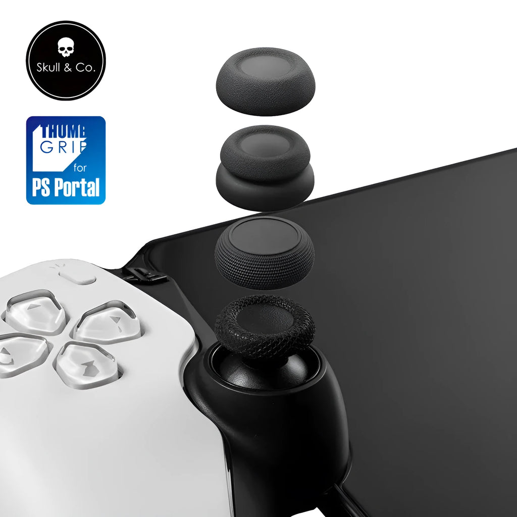 PS5 Portal silicone joystick caps mushroom-shaped black purple white 6 pack