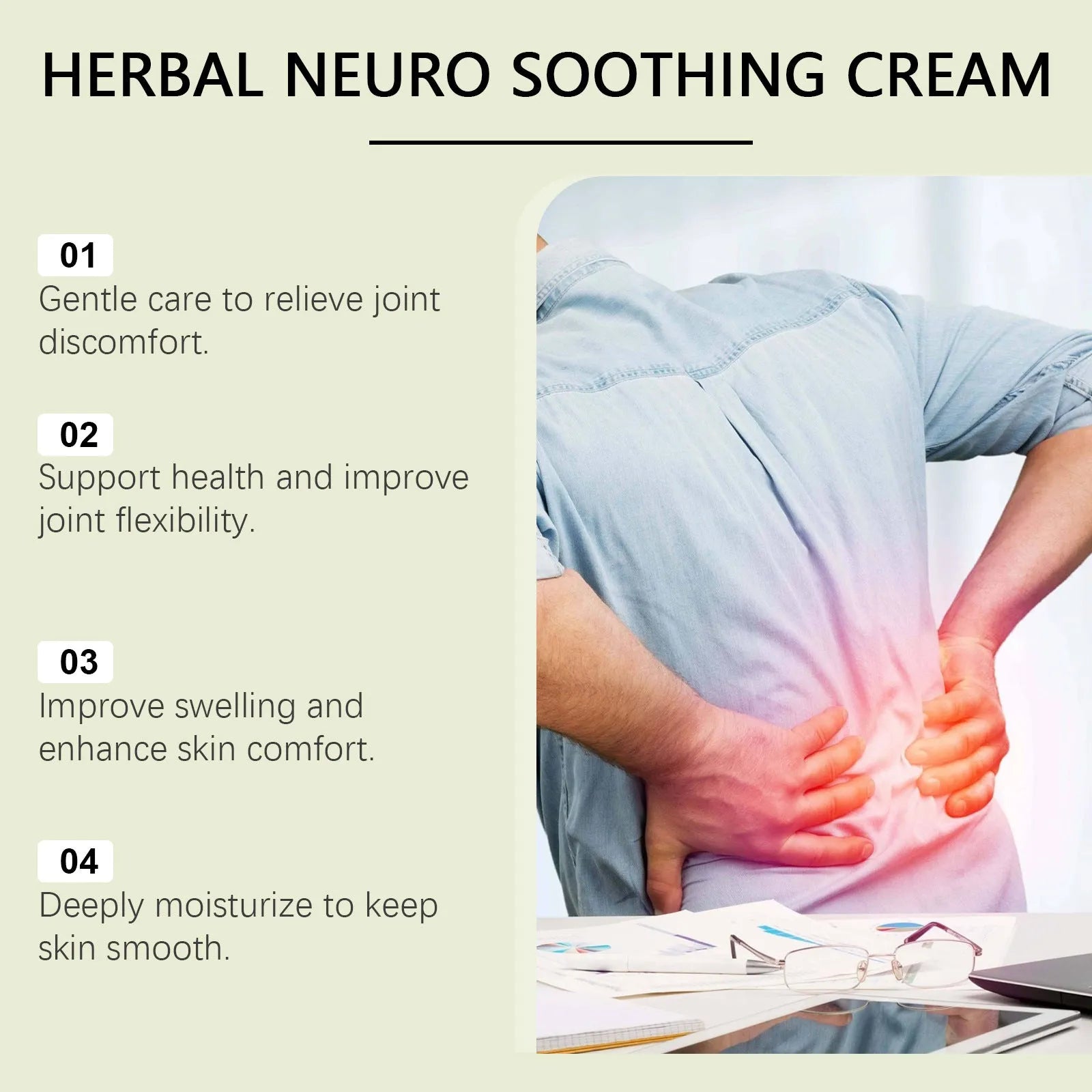 100g container of external body care cream with Arnica, pepper, and mugwort root extracts
