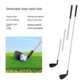 Metal golf club for adult or children's outdoor recreation and practice