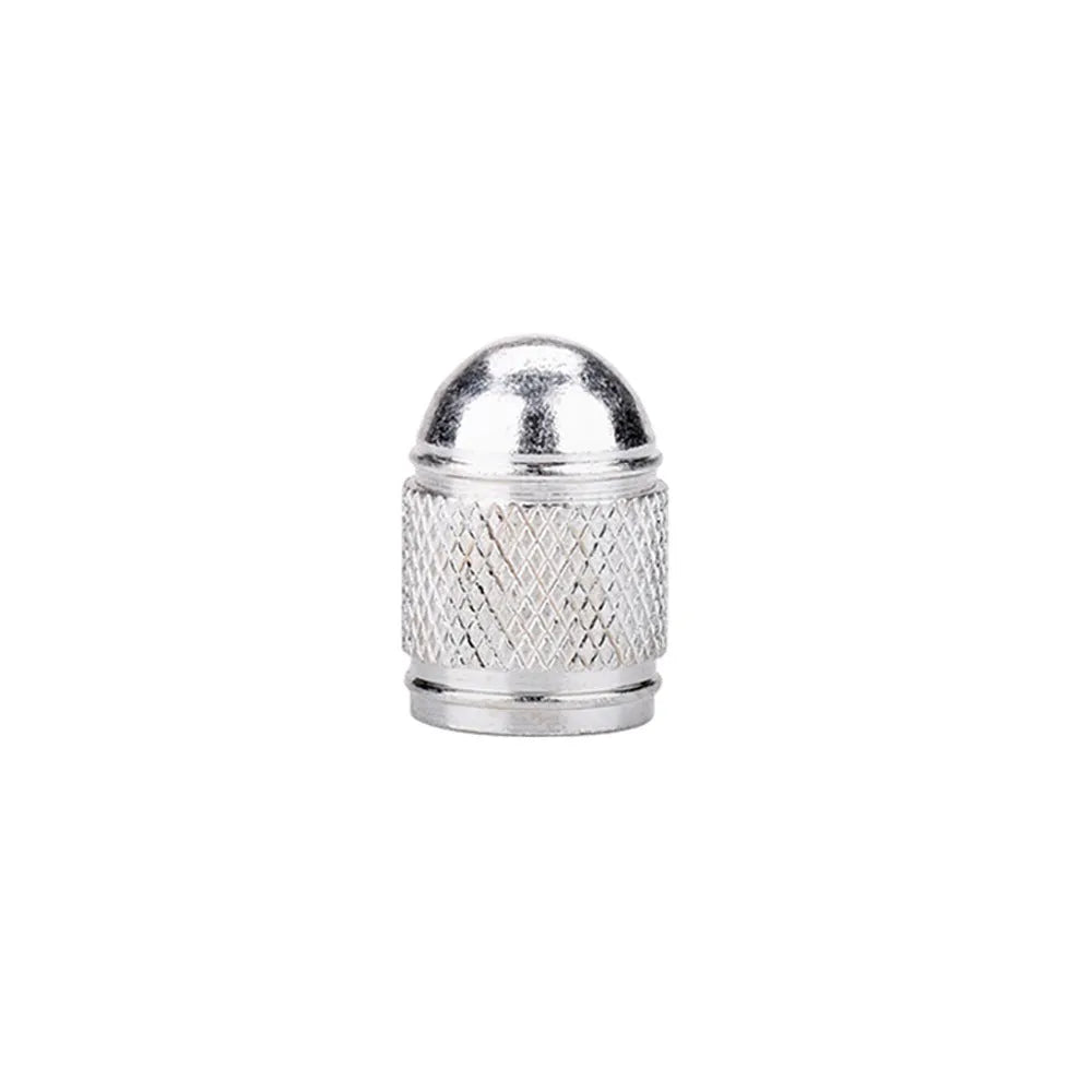 Aluminium mountain bike tyre valve dust cap in choice of five colours
