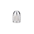 Aluminium mountain bike tyre valve dust cap in choice of five colours