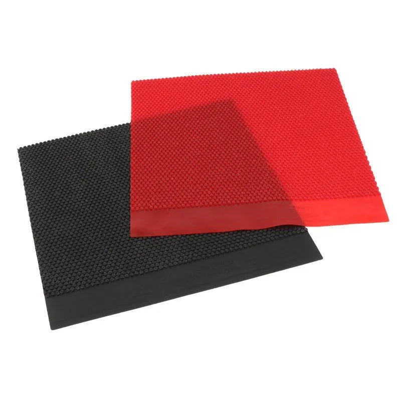 Small particle texture table tennis rubber sheet in black and red colour options