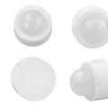 White ZigBee 3.0 infrared body sensor for wireless home automation with 120° detection angle
