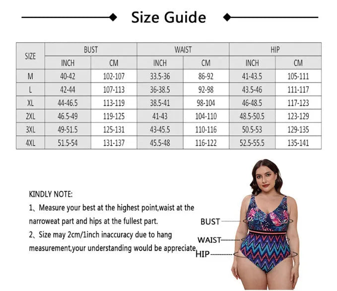 Women's one-piece striped spaghetti strap swimsuit with printed patterns in blue, white, and green options.