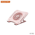 Portable folding notebook radiator in grey, 250x220mm, with USB cable