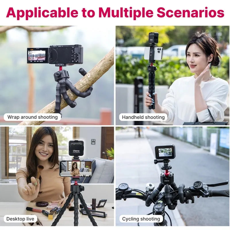 Multifunctional camera tripod in 2985 set colour for photography and VLOG.