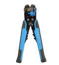 Yellow automatic cable wire stripper crimping plier multitool with metal construction