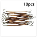Double hook wig hair tool in solid colour with weaving construction for hair attachment