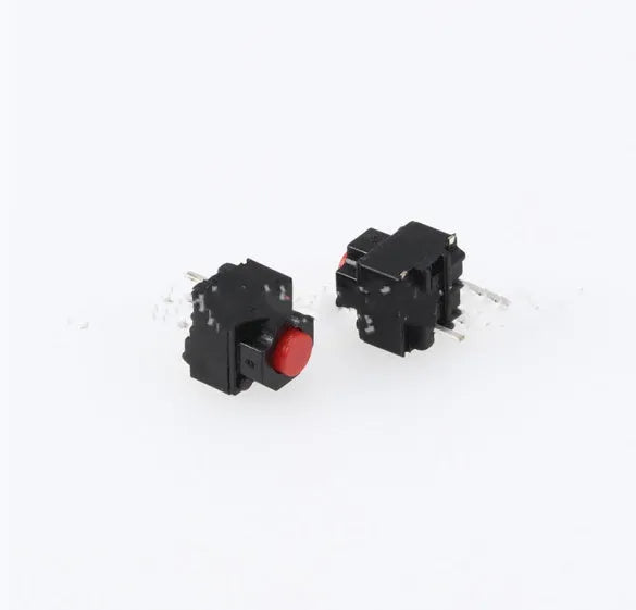 Aluminum alloy micro switch tactile push button patch type 1A rating for circuit board mounting