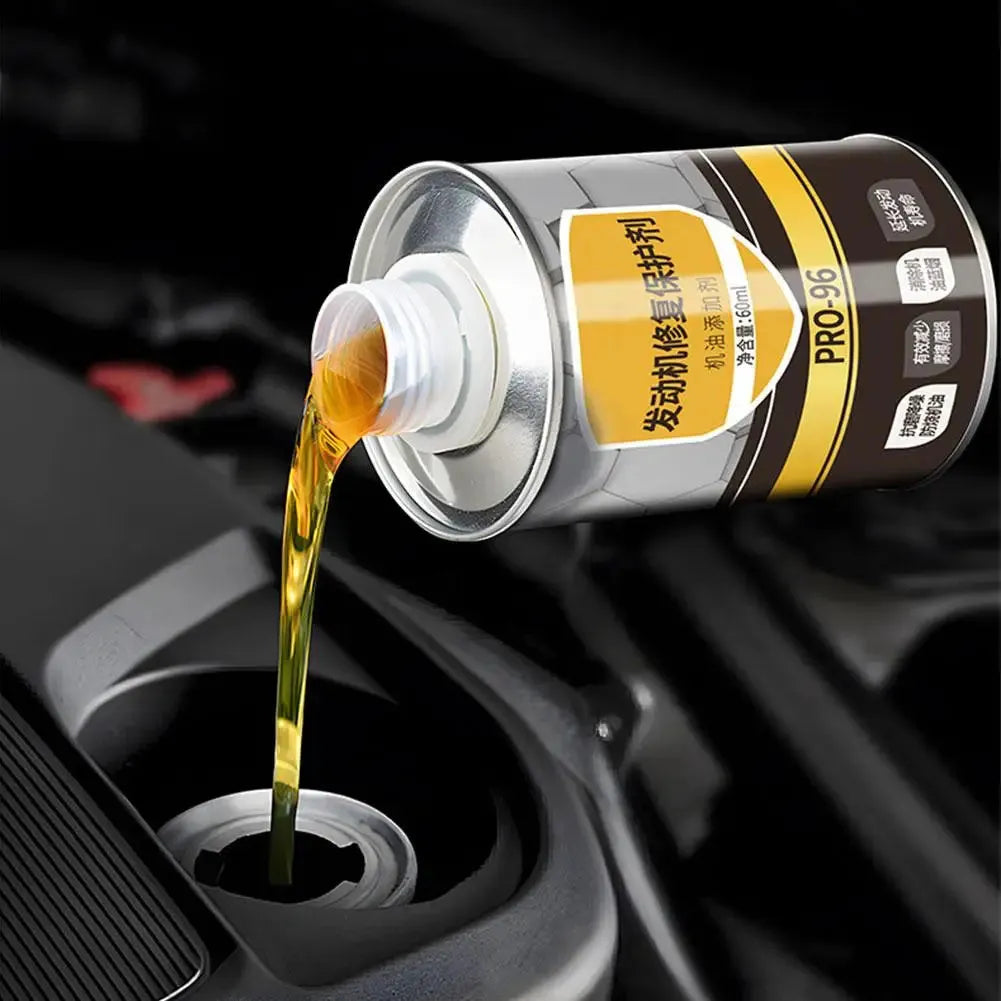 60ml engine anti-wear oil additive bottle with white cover