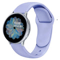 Samsung Galaxy Active 2 silicone watch strap with reverse buckle in multiple colours