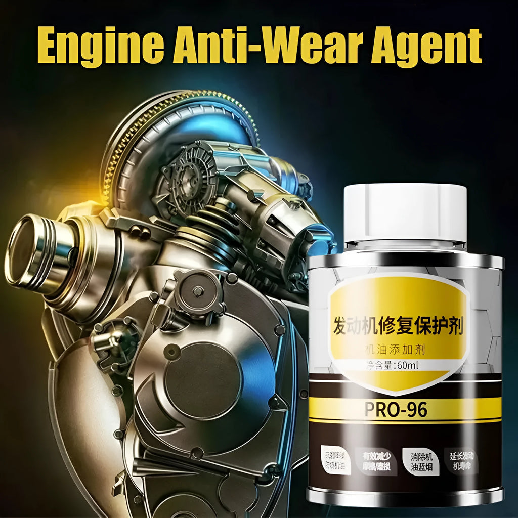 60ml engine anti-wear oil additive bottle with white cover