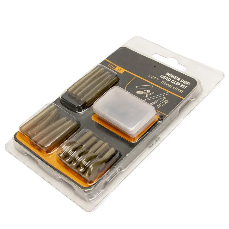 European carp fishing accessory set with 30 pieces including anti-winding pipes and threaded hoses