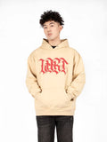 Yi Guo couple casual loose cotton hoodie in autumn weight, available in black blue and camel colours