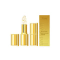 Gold foil discoloration nourishing lipstick in a square silver case, showing the 3.5g bullet.