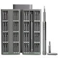 49-piece magnetic precision screwdriver set with cross and one-word heads for electronics repair
