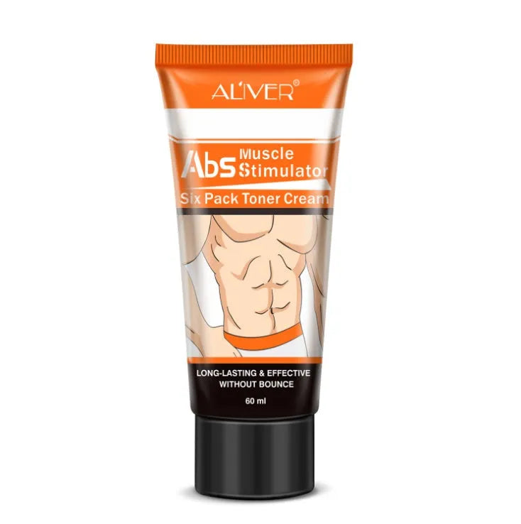 60ml abdominal muscle cream with caffeine in black bottle