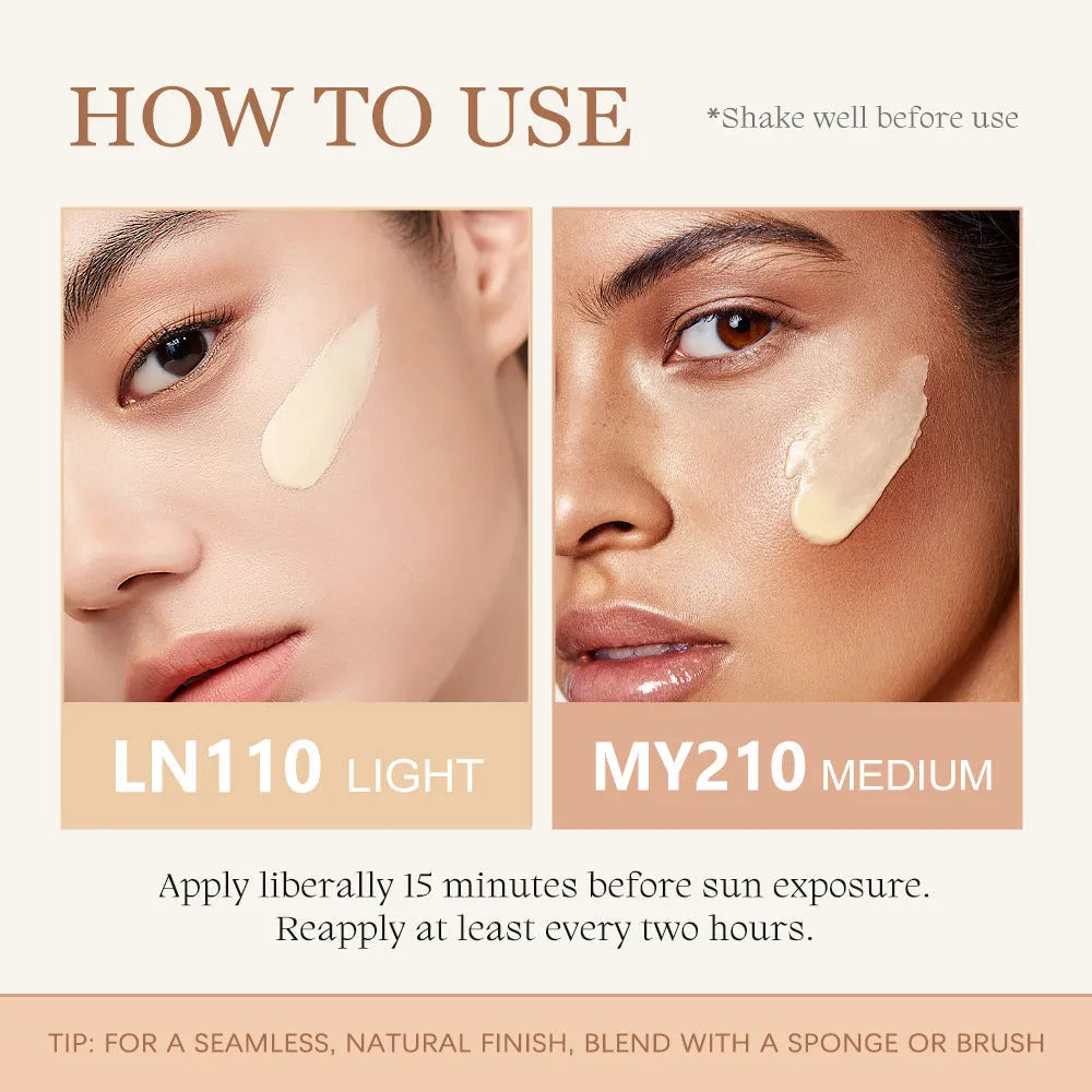 KOEC Tinted Protection Cream 50ml in Light LN110 and Medium MY210 shades