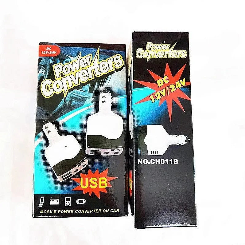 011C car wireless mobile phone charger with cigarette lighter adapter and USB port