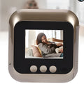 2.4 inch security smart doorbell peephole camera with wireless interface and video recording function