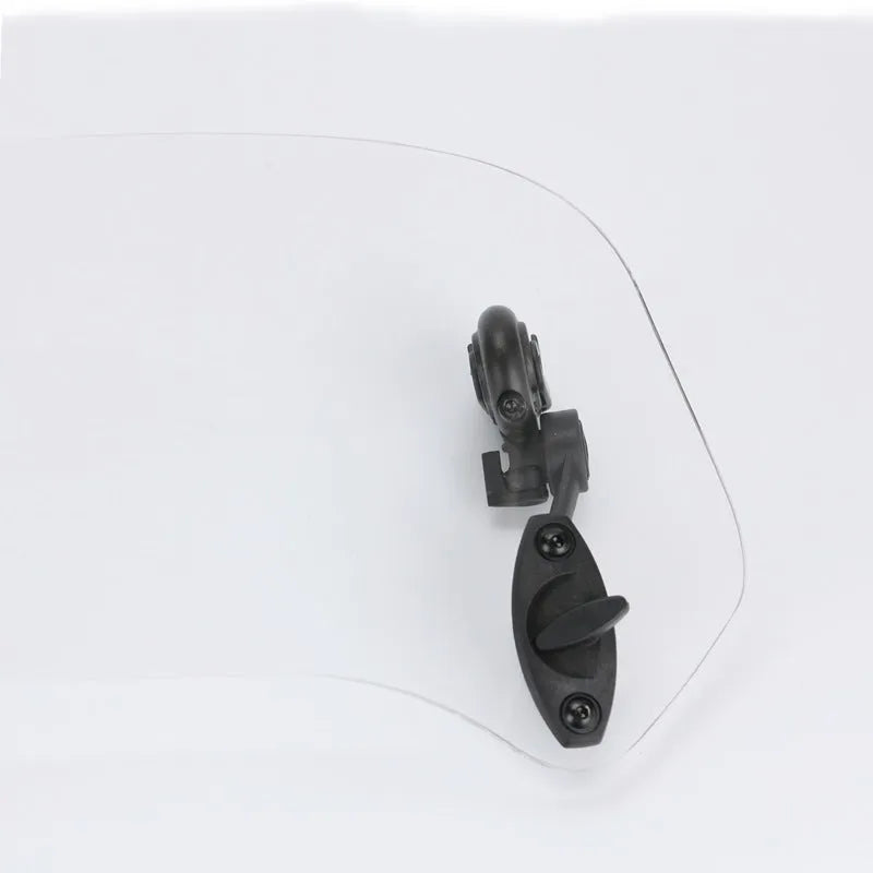 Motorcycle front heightening windshield clip 29cm organic glass adjustable with small big mounting plate