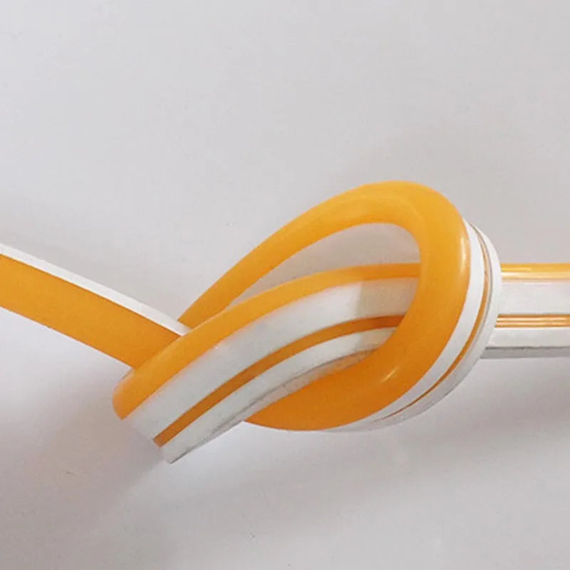 12V silicone flexible LED neon strip in blue, 120 LED per metre, 100 metre length, dimmable
