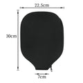 Black neoprene racket protective sleeve for table tennis equipment