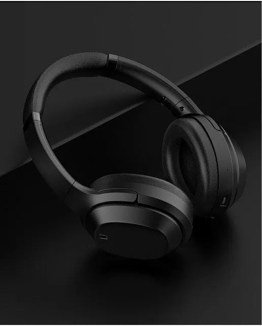 Black Gorsun E98 over-ear wireless Bluetooth headphones with padded headband and ear cups.