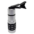 12x telescopic zoom lens with universal collar clip for mobile phone photography