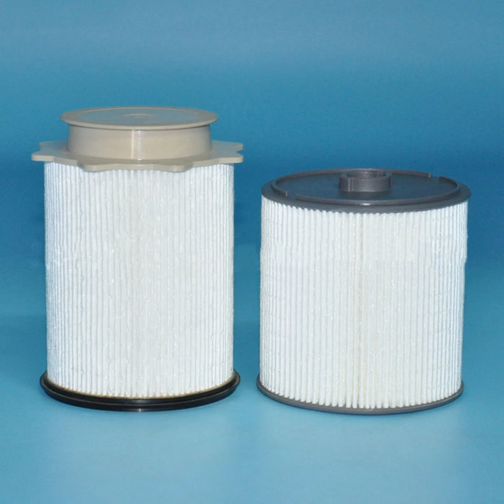 White diesel fuel filter kit for RAM 1500-5500 trucks with nitrile rubber seal