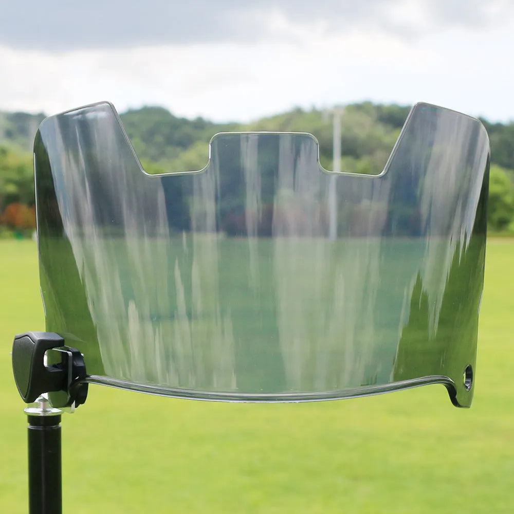 American style rugby helmet goggles in multiple colours showing tool-free attachment.