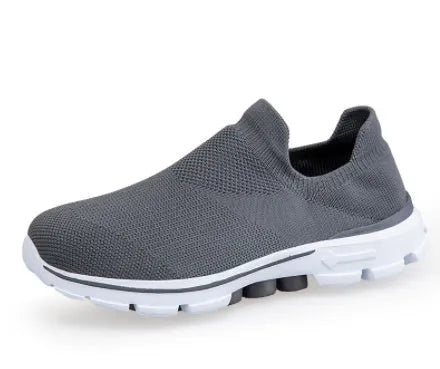 Spring and summer elderly fabric footwear in multiple colours with slip-on design