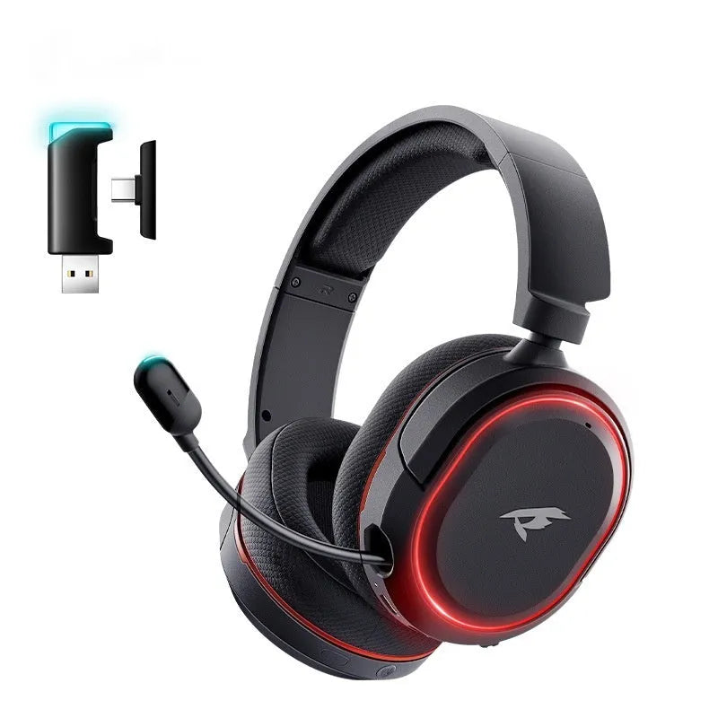 Wireless Bluetooth headset in G2 Black Red color with breathing light feature