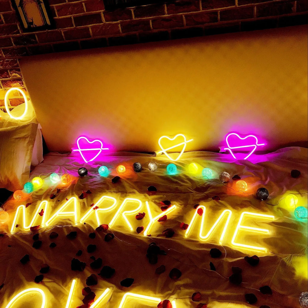 LED English letter light plastic night light with switch control in style A