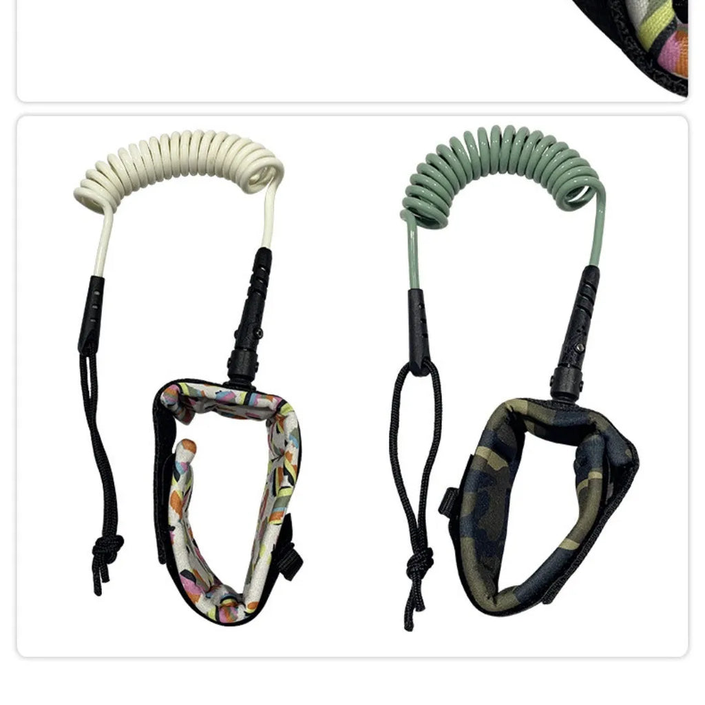 High elastic surfboard hand holding rope made from pulp fibre material with 50kg tension capacity