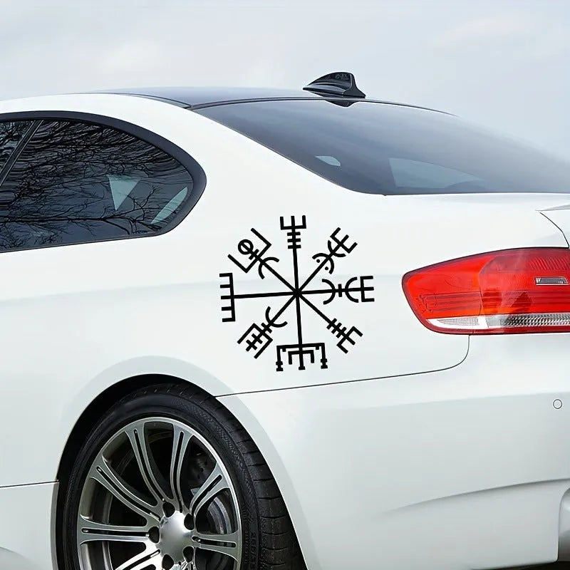 13x13cm square vinyl sticker with vegetarian no charm design for car windows and notebooks