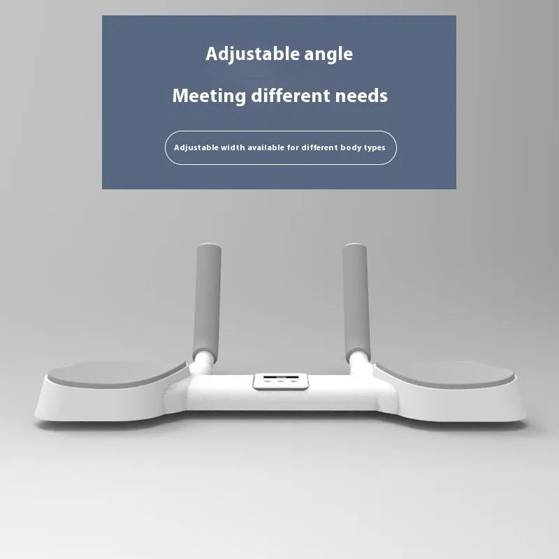 White aluminium flat support trainer with ABS components for home fitness exercises