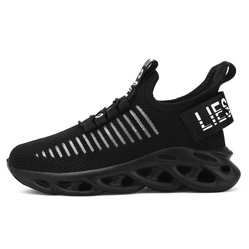 Children's fabric sneakers with Velcro closure in black, khaki or white colours