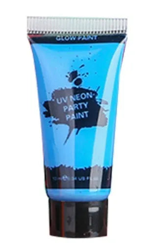 25ml tube of neon green face and body paint, safe non-toxic formula