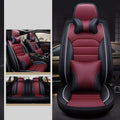 Universal all season car seat cushion in black deluxe edition with polyester cover and cotton filler