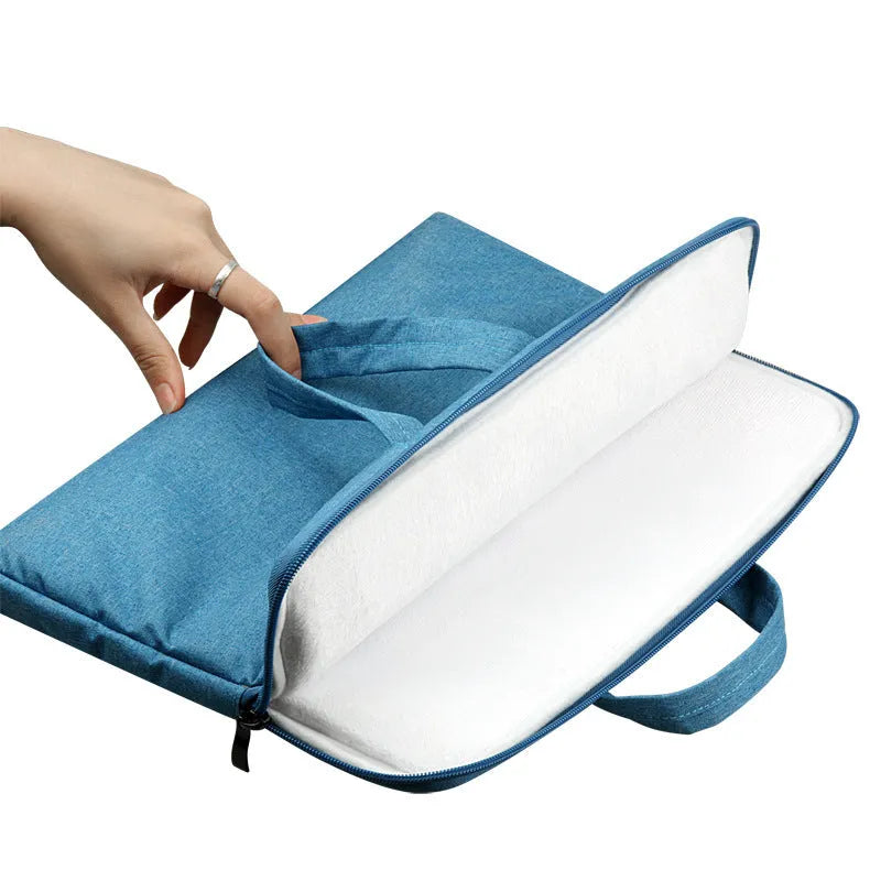Ant cloth laptop bag for Apple MacBook in grey, with soft handle and padded interior