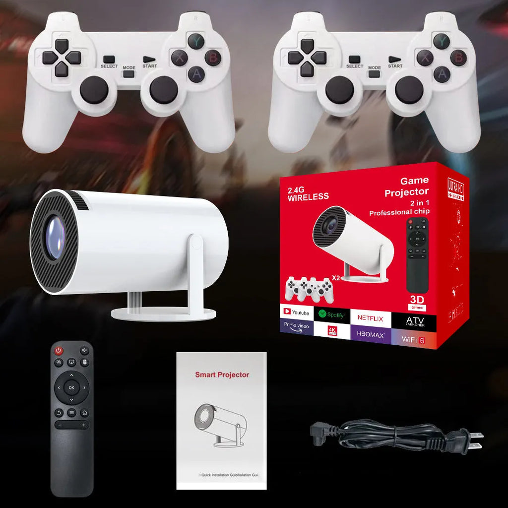 HD wireless portable game projector 720p resolution 260 brightness