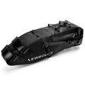 Waterproof PVC bicycle tail bag with 13 litre capacity for outdoor cycling tools
