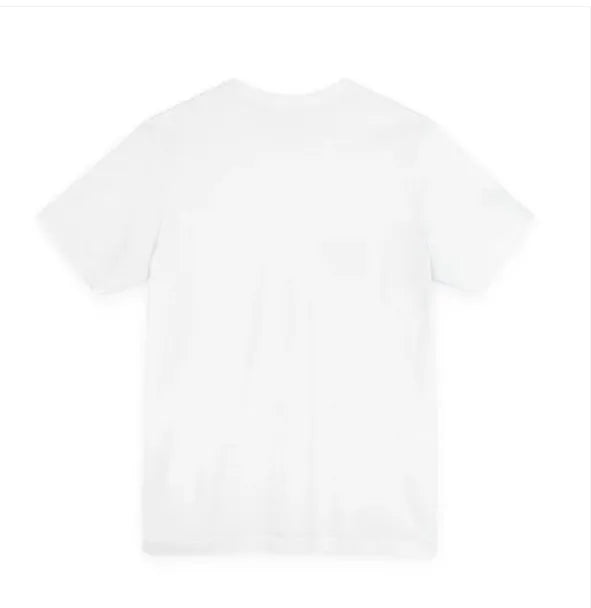 Men's 3D digital print casual short sleeve shirt in white, round neck, pullover style, available in sizes S to 3XL