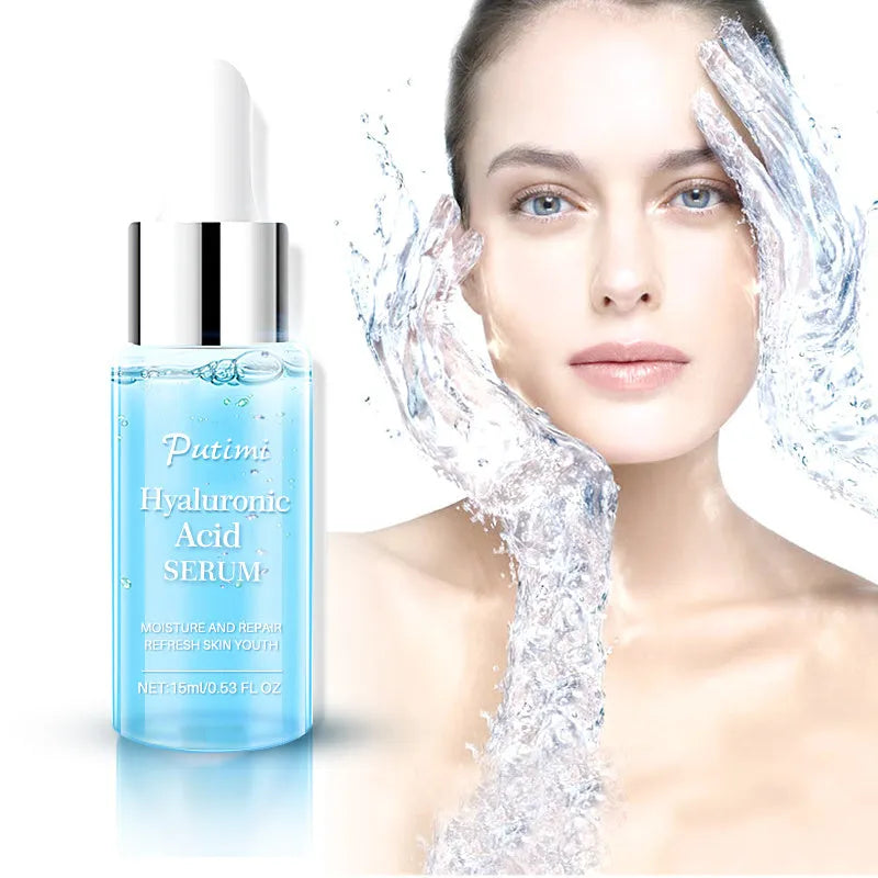 Moisturizing Efero serum 15ml blue bottle, 9.7 x 2.6 x 2.6cm facial hydrating treatment