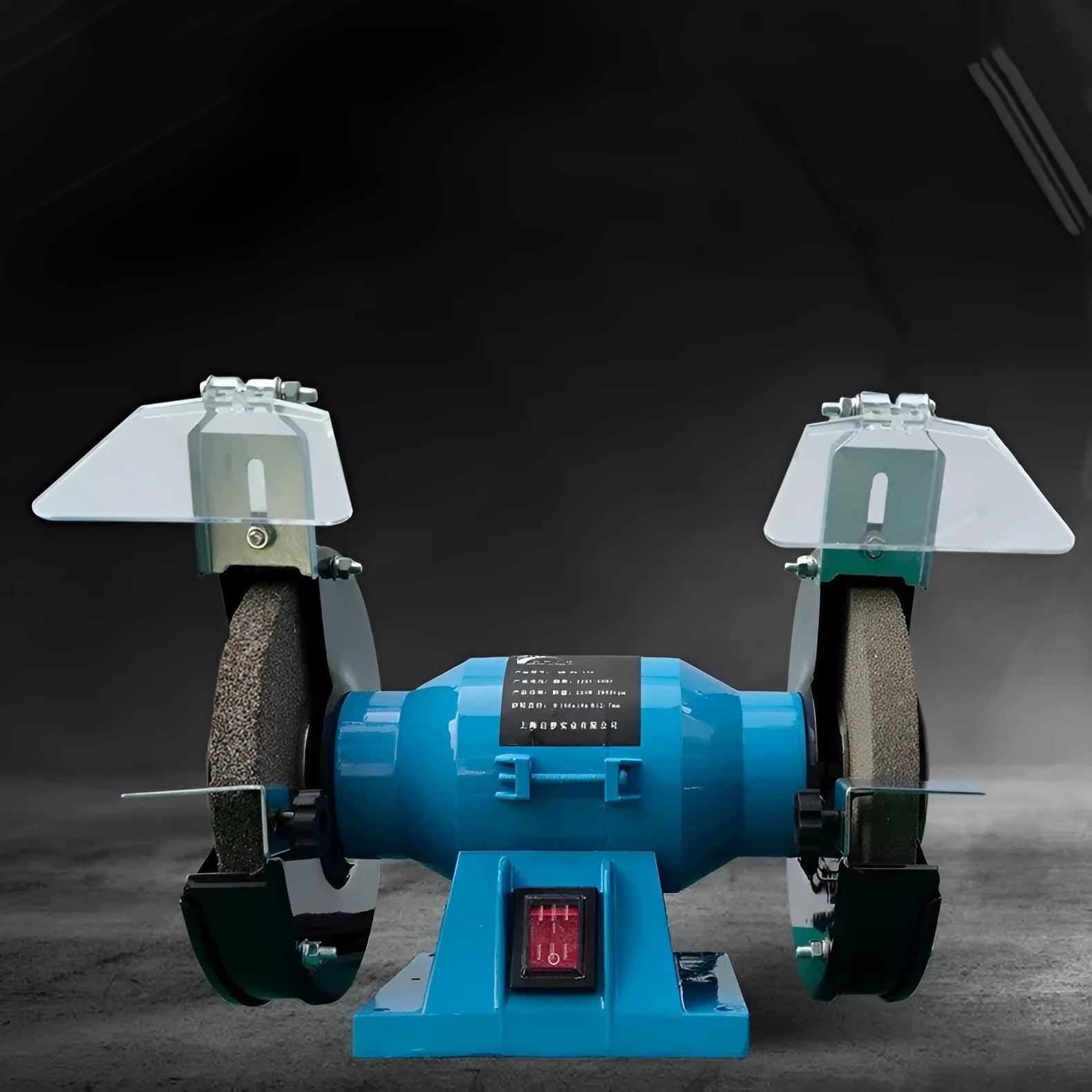 5-inch metal desktop grinding machine for sharpening knives on a workbench