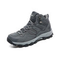 Same high-top outdoor hiking sneaker in multiple colours with lace-up front and natural rubber sole.